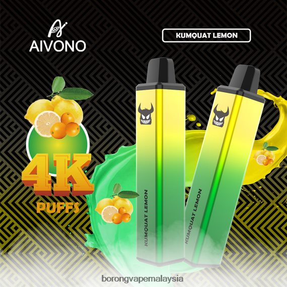 Borong Vape - Aivono AIM FREAK 4000 limau kumquat TZ062V256