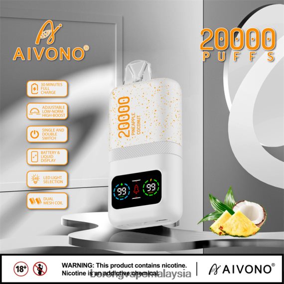 Borong Vape - Aivono AIM magic 20000 ais kelapa nenas TZ062V76