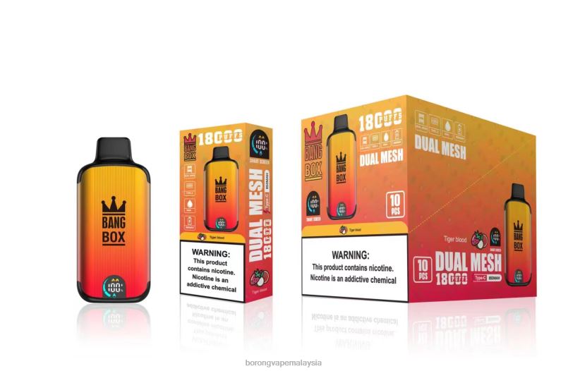 Borong Vape - Bang Box 18000 sedutan darah harimau ZT82894