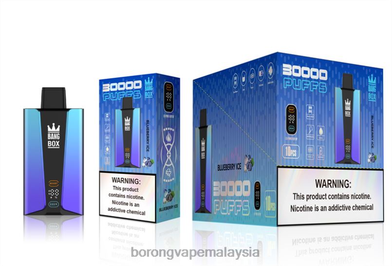 Borong Vape - Bang Box 30000 sedutan skrin pintar ais blueberry ZT82879