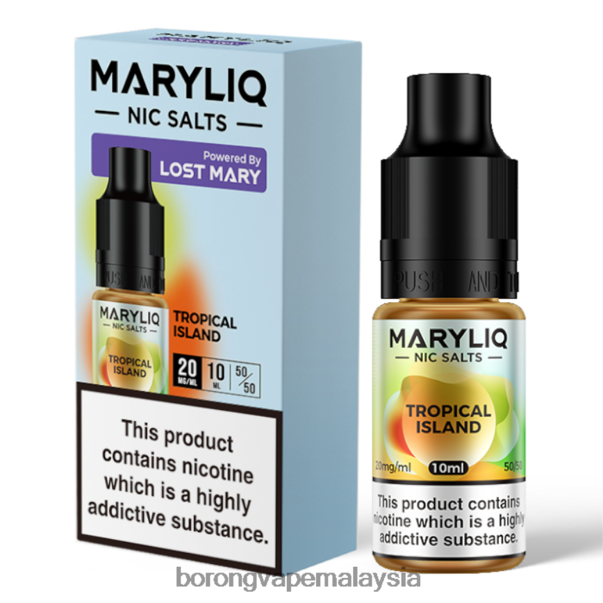 Borong Vape - Pulau tropika 88BL20461 LOST MARY MARYLIQ garam nic - 10ml - 20mg