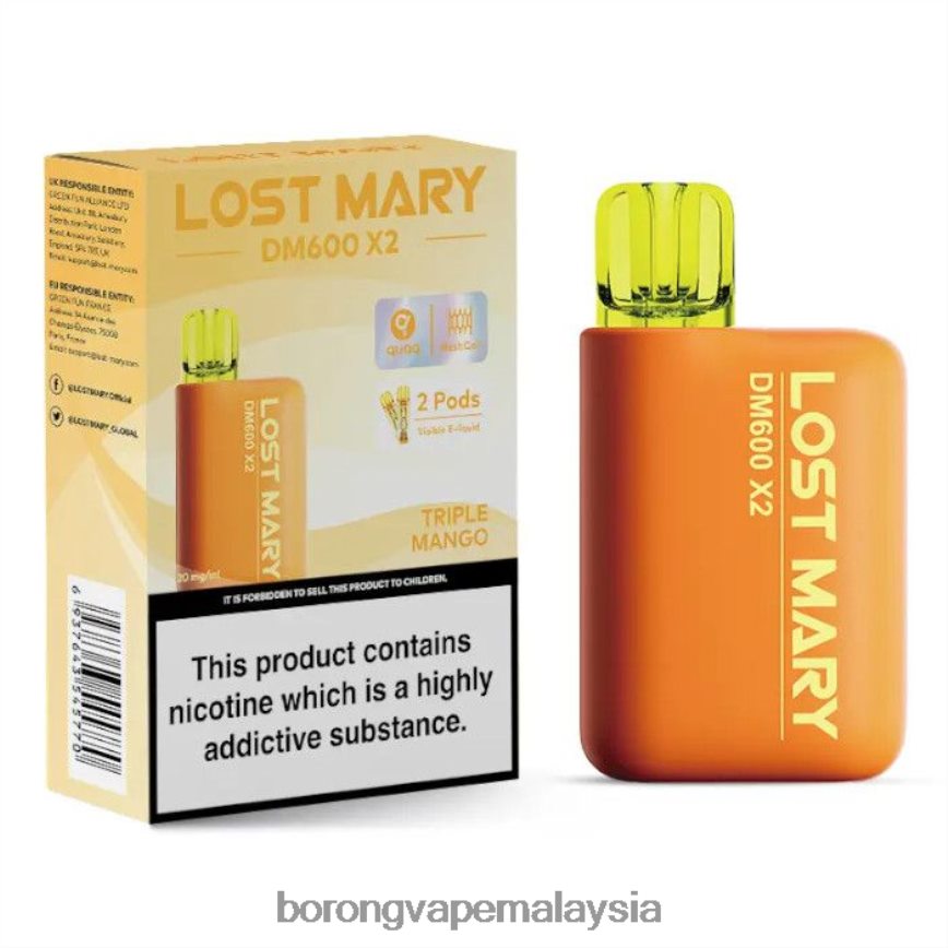 Borong Vape - mangga tiga kali ganda 88BL20481 LOST MARY DM600 X2