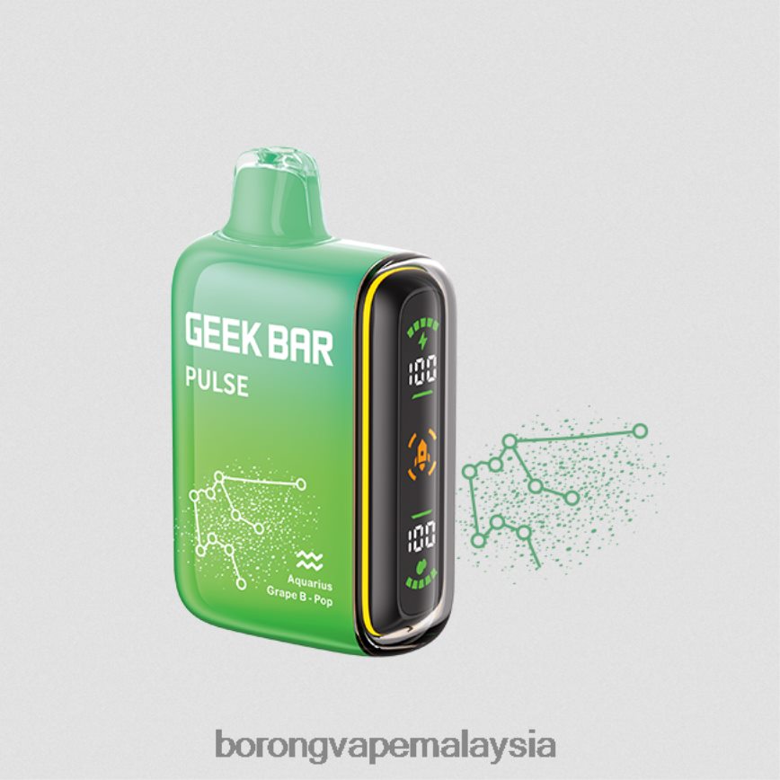 Borong Vape - pop pukulan anggur 88BL2071 GEEK BAR Pulse edisi zodiak 7500 sedutan/15000 sedutan