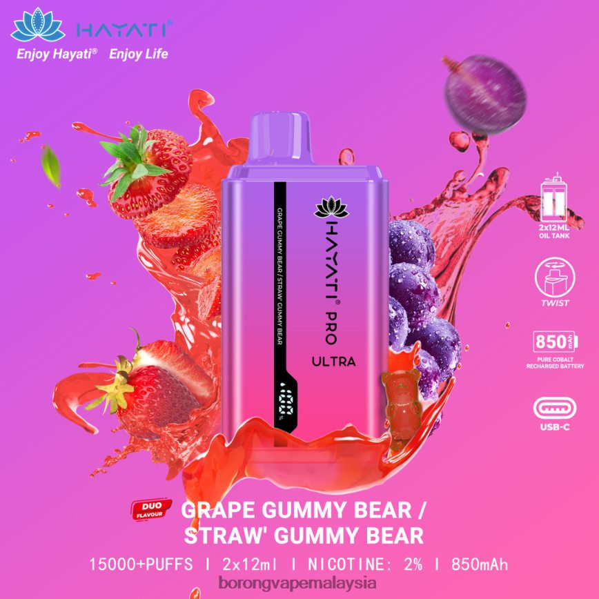 beruang bergetah anggur/beruang bergetah strawberi