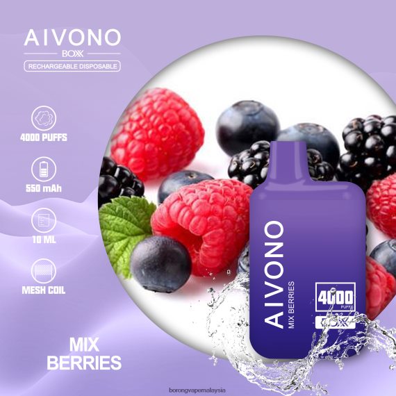 Borong Vape Malaysia - Aivono AIM BOXX 4000 campurkan buah beri TZ062V215