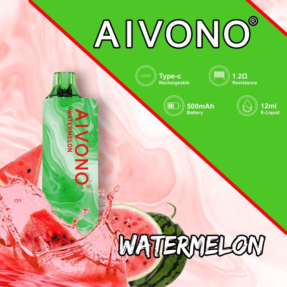 Borong Vape Malaysia - Aivono AIM GUN 7000 buah tembikai TZ062V110