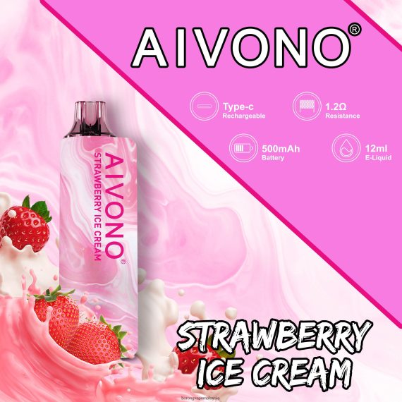 aiskrim strawberi