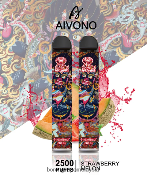 Borong Vape Malaysia - Aivono AIM SNAKE 2500 tembikai strawberi TZ062V320