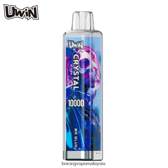 Borong Vape Malaysia - UWIN CRYSTAL 10000 vape pakai buang encik biru TZ062V380