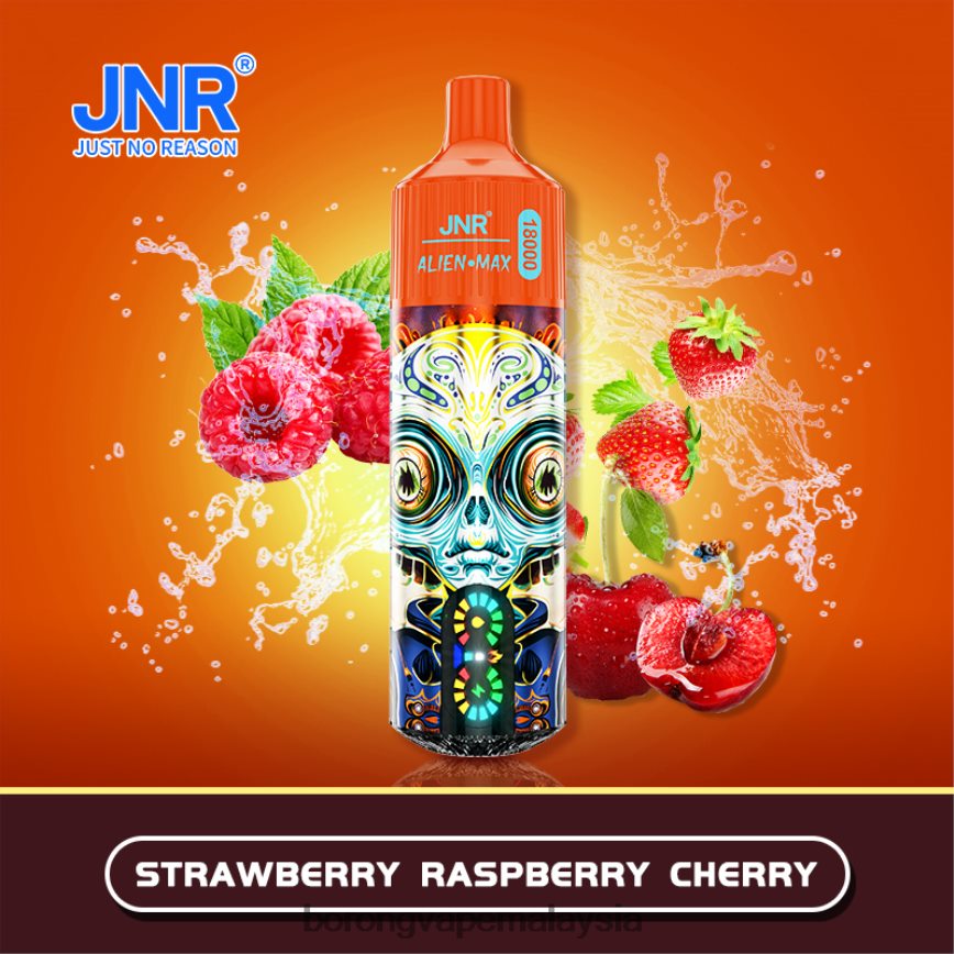 Borong Vape Malaysia - ceri raspberi strawberi 88BL20565 JNR ALIEN MAX