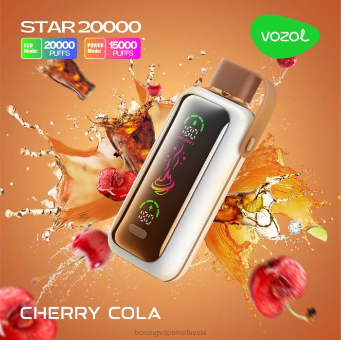 Borong Vape Malaysia - cola ceri VOZOL STAR 20000 2BTH6