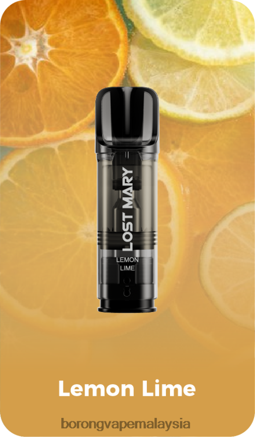 Borong Vape Malaysia - limau lemon 88BL20425 LOST MARY Tappo pod gantian pra-isi