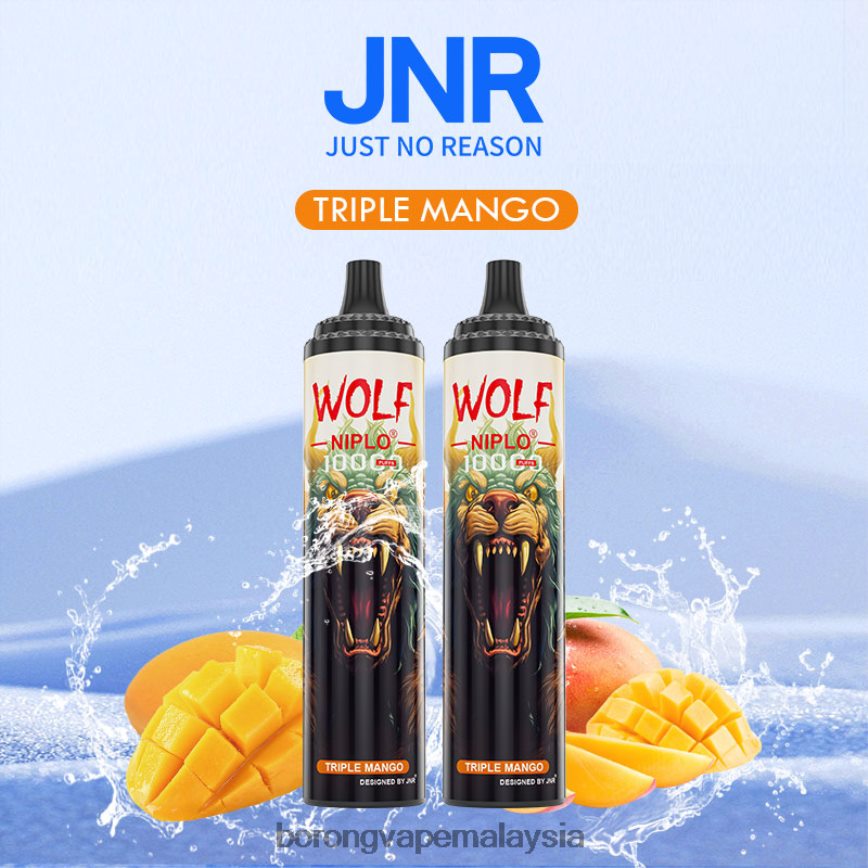 Borong Vape Malaysia - mangga tiga kali ganda 88BL20775 JNR WOLF NIPLO