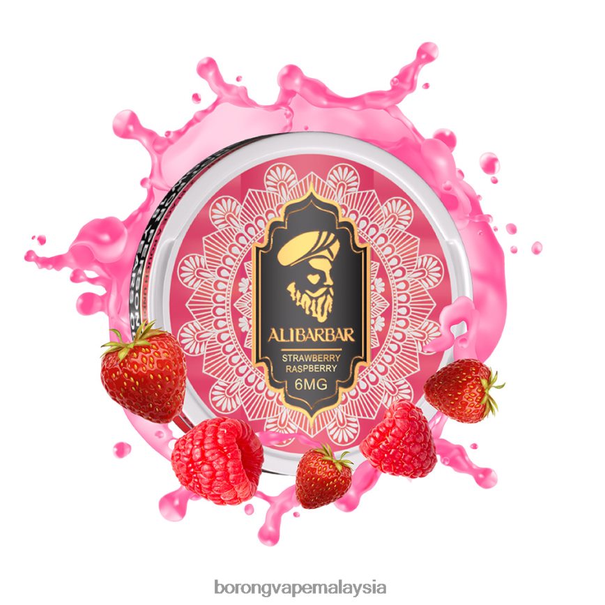 Borong Vape Malaysia - raspberi strawberi 88BL2055 ALIBARBAR kantung nikotin