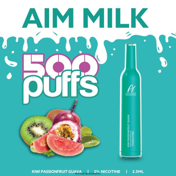 Borong Vape Murah - Aivono AIM MILK 500 jambu kiwi markisa TZ062V272