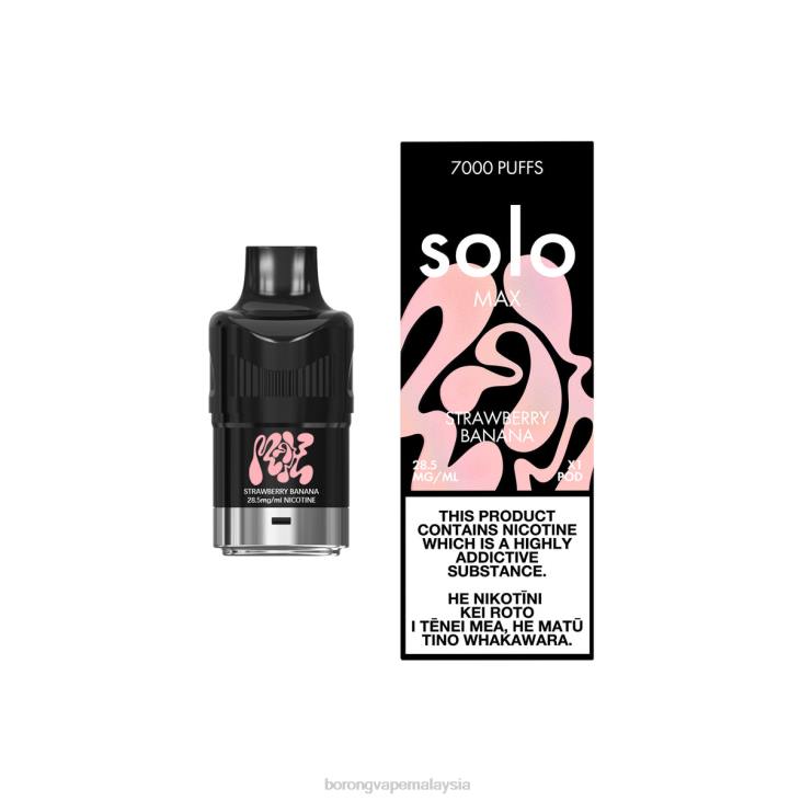 Borong Vape Murah - Solo MAX pod pisang strawberi HPR877