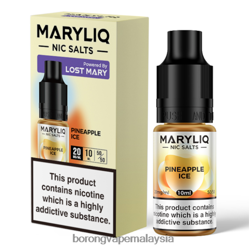 Borong Vape Murah - ais nenas 88BL20452 LOST MARY MARYLIQ garam nic - 10ml - 20mg