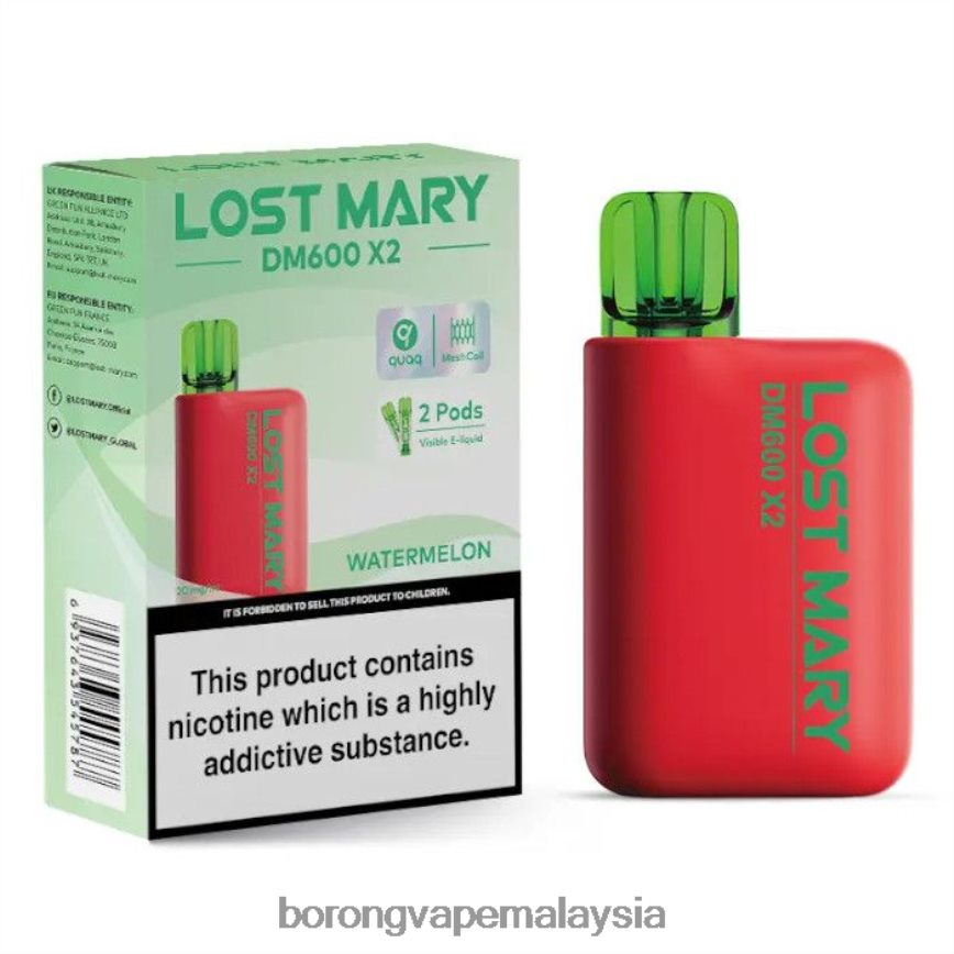 Borong Vape Murah - buah tembikai 88BL20482 LOST MARY DM600 X2