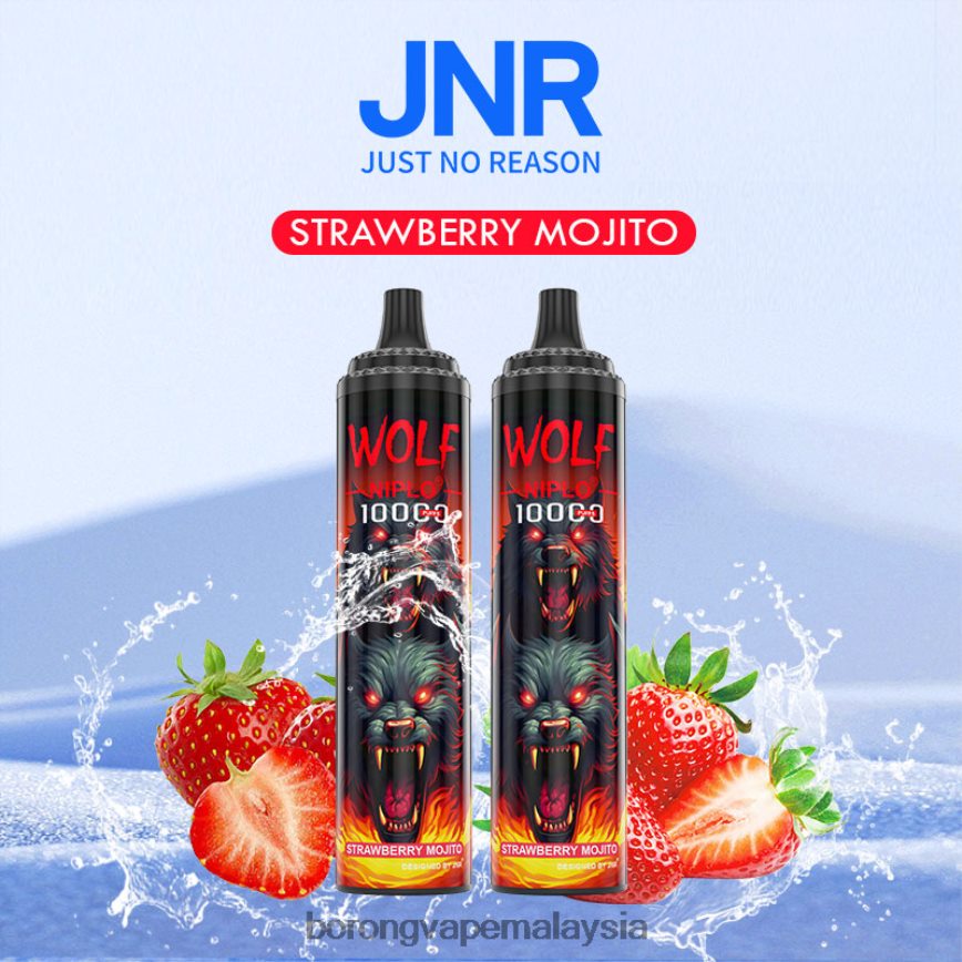 Borong Vape Murah - mojito strawberi 88BL20772 JNR WOLF NIPLO