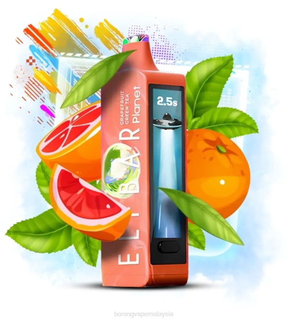 Borong Vape Murah - teh hijau limau gedang Elf Bar Planet 25000 8VFV17