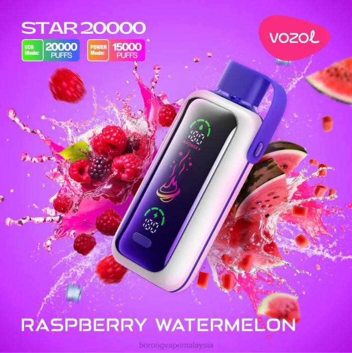 Borong Vape Murah - tembikai raspberi VOZOL STAR 20000 2BTH19