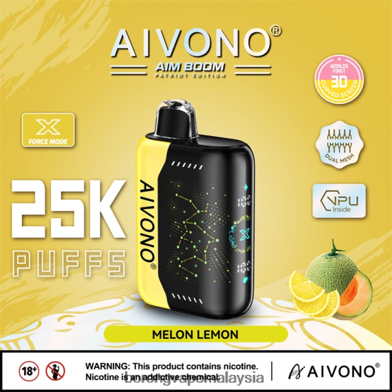 Harga Borong Vape - Aivono AIM BOOM 25000 limau tembikai TZ062V348