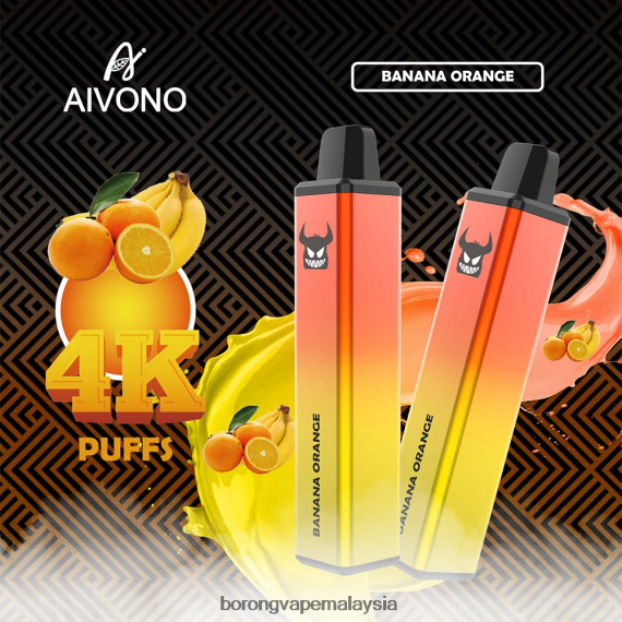 Harga Borong Vape - Aivono AIM FREAK 4000 oren pisang TZ062V258