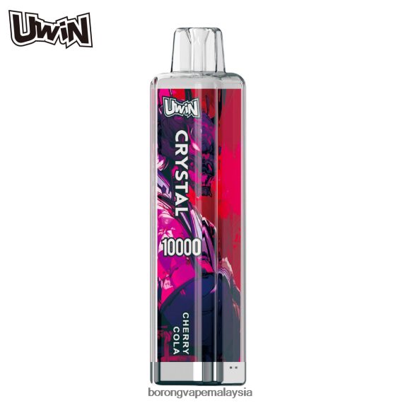 Harga Borong Vape - UWIN CRYSTAL 10000 vape pakai buang cola ceri TZ062V378