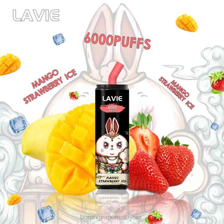 Harga Borong Vape - ais strawberi mangga LAVIE Coke BAR 6000 sedutan 6860F273