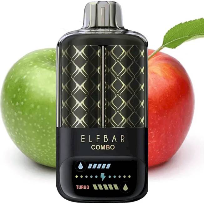 Harga Borong Vape - epal hijau  shisha epal berganda Elf Bar Combo 25000 8VFV3