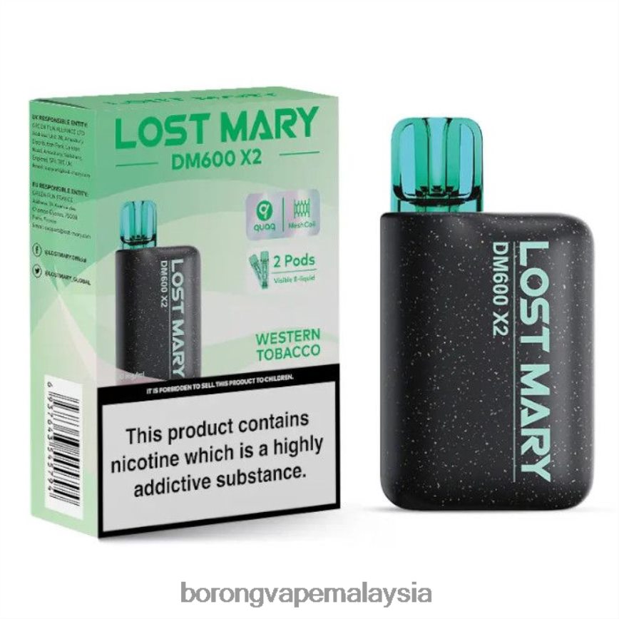 Harga Borong Vape - tembakau barat 88BL20483 LOST MARY DM600 X2