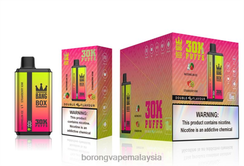 Harga Rokok Elektronik Malaysia - Bang Box 30000 sedutan dwi perisa ais tembikai  kiwi strawberi ZT82862