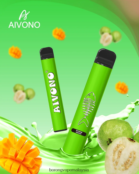 Kilang Rokok Elektronik Di Malaysia - Aivono AIM FISHBONE 600 jambu mangga TZ062V283