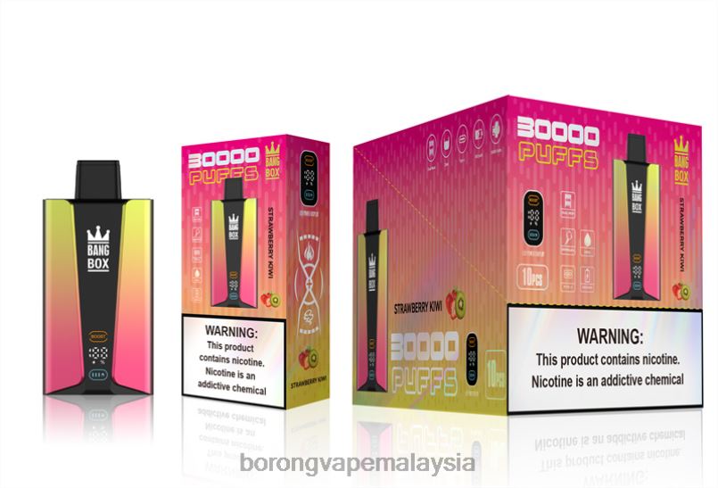 Rokok Elektrik Malaysia - Bang Box 30000 sedutan skrin pintar kiwi strawberi ZT82874