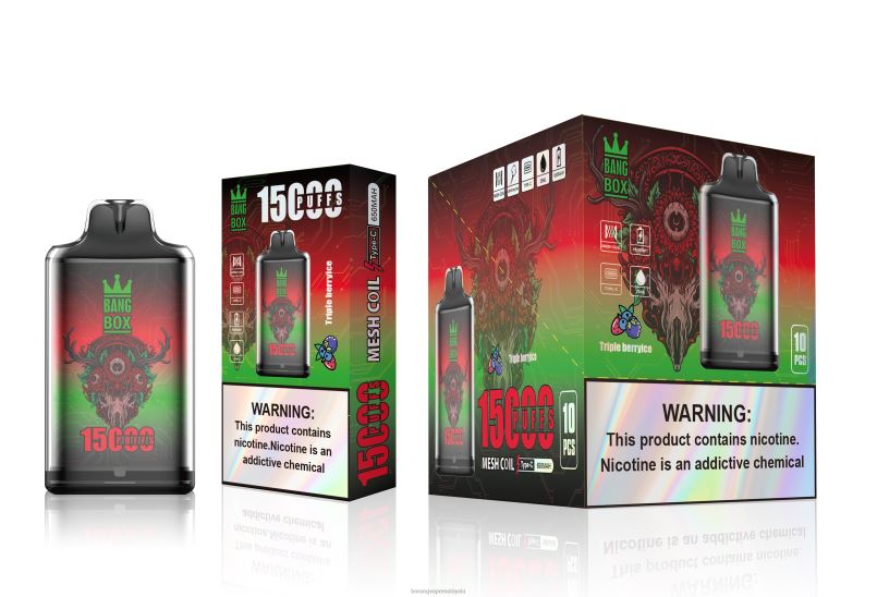 Rokok Elektrik Malaysia - Bang Box s1-15000 sedutan ais beri tiga ZT828104