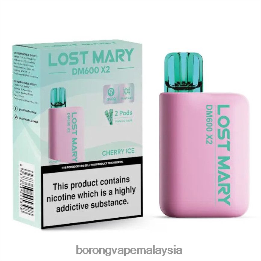 Rokok Elektrik Malaysia - ais ceri 88BL20470 LOST MARY DM600 X2