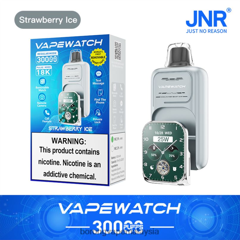 Rokok Elektronik 7 Eleven - JNR jam tangan vape L44BH10 ais strawberi