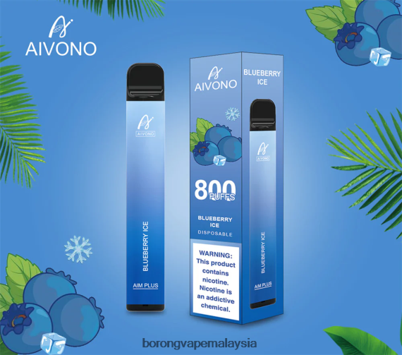 Rokok Elektronik Atau Vape - Aivono AIM PLUS 800 ais blueberry TZ062V175