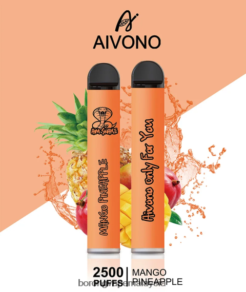 Rokok Elektronik Atau Vape - Aivono AIM SNAKE 2500 nanas mangga TZ062V310