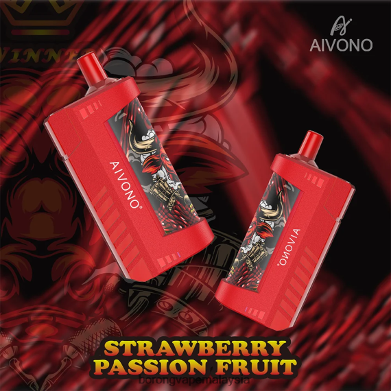 Rokok Elektronik Atau Vape - Aivono AIM WINNER 5000 buah markisa strawberi TZ062V130