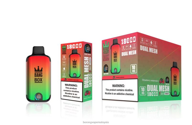 Rokok Elektronik Atau Vape - Bang Box 18000 sedutan tembikai strawberi ZT82888