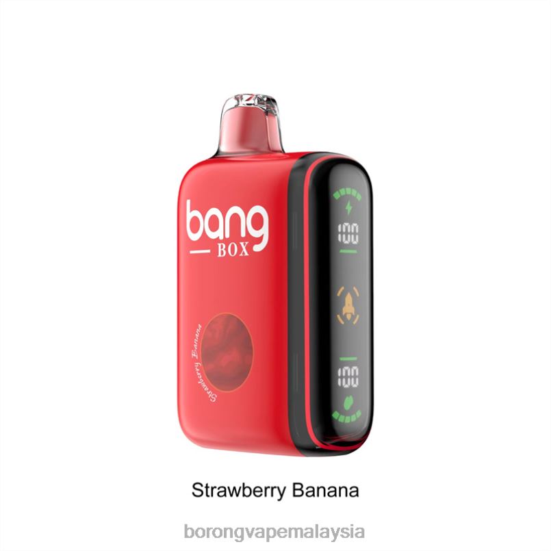 Rokok Elektronik Atau Vape - Bang Box 9000-18000 sedutan paparan kuasa pintar pisang strawberi ZT82825