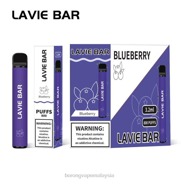 Rokok Elektronik Atau Vape - ais blueberry LAVIE BAR 800 sedutan 6860F310