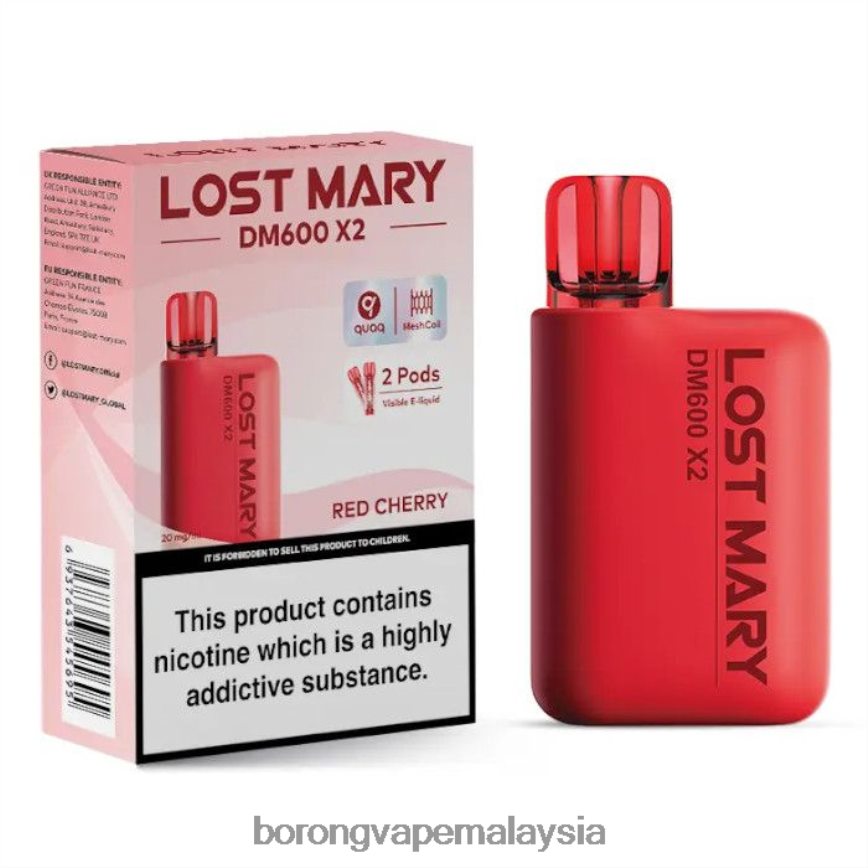 Rokok Elektronik Atau Vape - ceri merah 88BL20479 LOST MARY DM600 X2