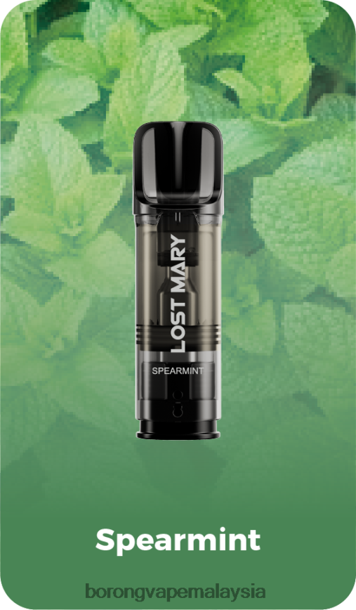 Rokok Elektronik Atau Vape - spearmint 88BL20429 LOST MARY Tappo pod gantian pra-isi