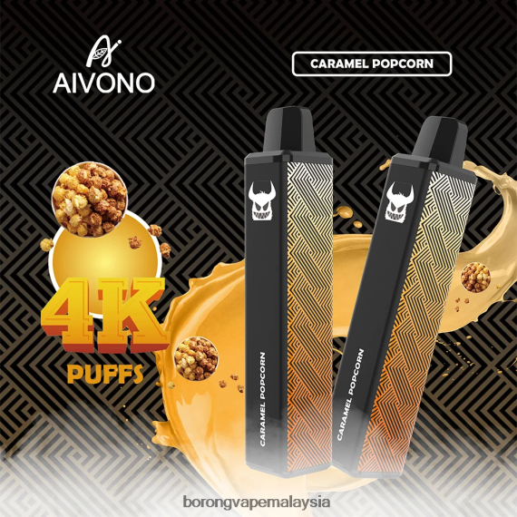 Rokok Elektronik Dan Vape - Aivono AIM FREAK 4000 popcorn karamel TZ062V261