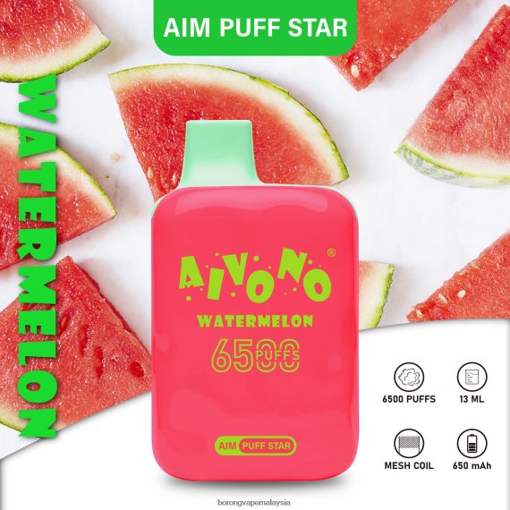 Rokok Elektronik Dan Vape - Aivono AIM PUFF STAR 6500 buah tembikai TZ062V291