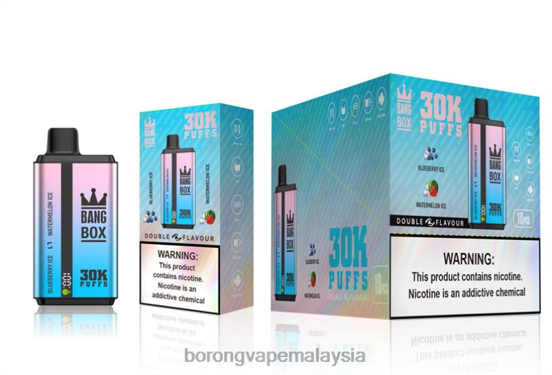 Rokok Elektronik Dan Vape - Bang Box 30000 sedutan dwi perisa ais blueberry  ais tembikai ZT82869