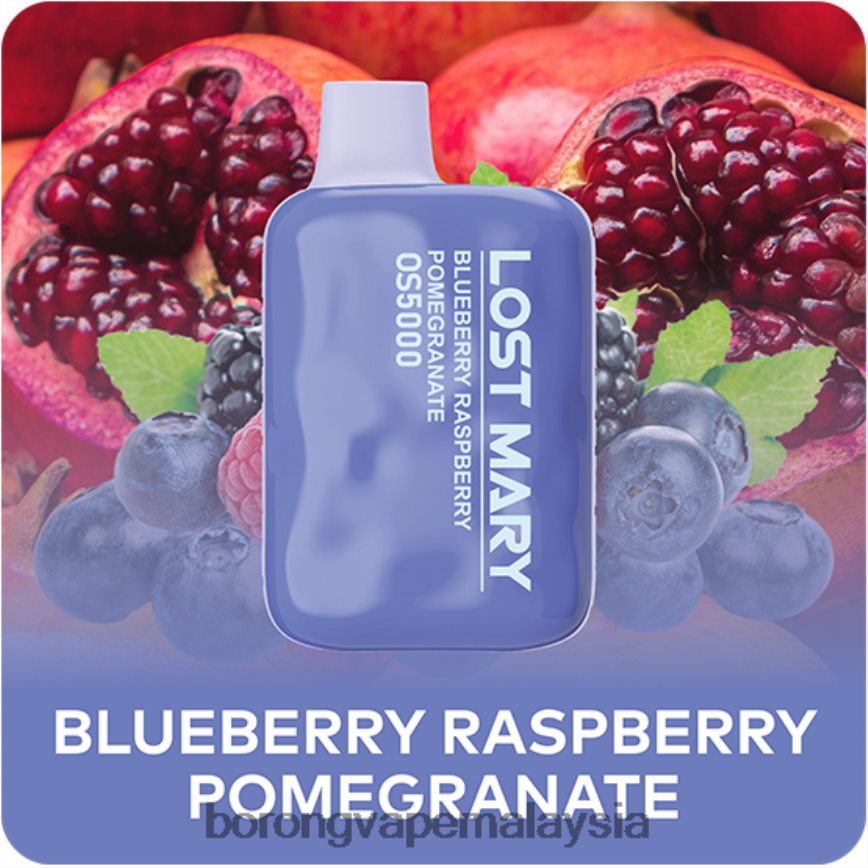 buah delima raspberi blueberry