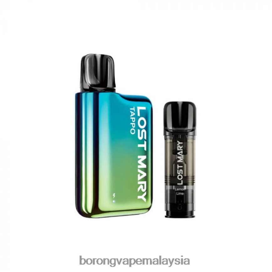 Rokok Elektronik Dan Vape - biru hijau x limau nipis 88BL20436 LOST MARY Tappo kit vape pod